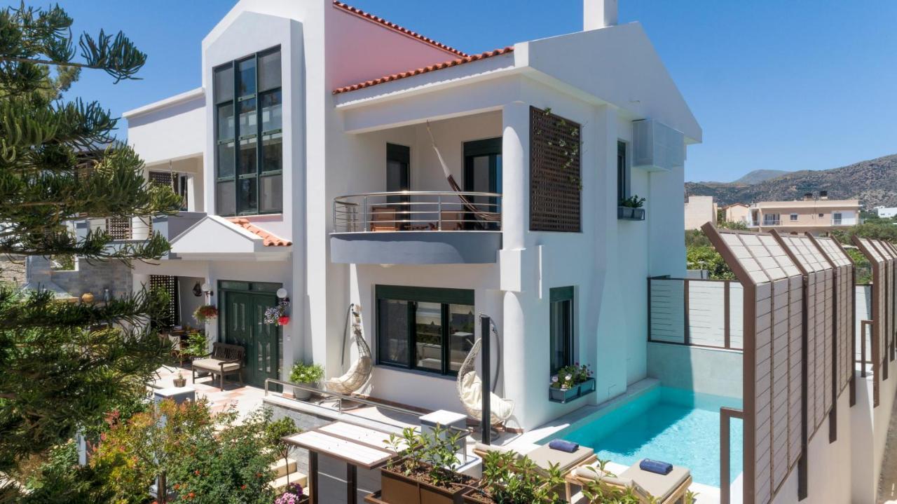 Paradisos Luxury Villas Next To Beach Koutsouras Экстерьер фото