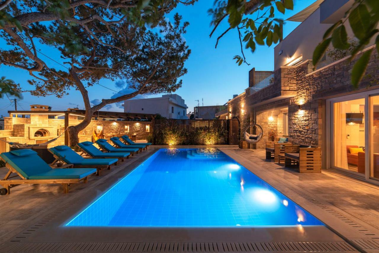 Paradisos Luxury Villas Next To Beach Koutsouras Экстерьер фото